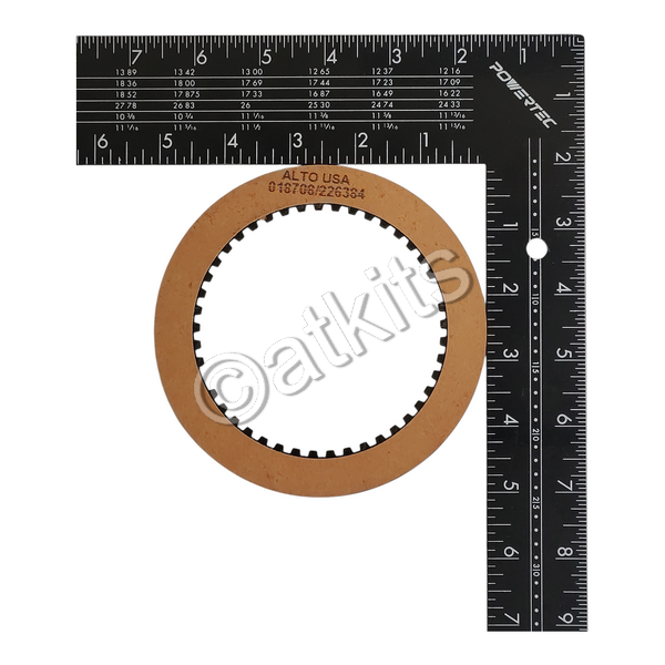FR PLATE / POWERGLIDE ALUMINUM AND IRON CASE (56-73) (TAN - 43T - OD: 5.062" - SM)