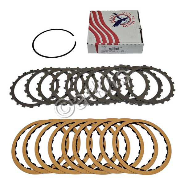 POWERPACK / TH700/4L60E SERIES 3/4 CLUTCH KIT (0.062" TAN) (PRESSURE PLATE / 09 FRICTIONS / 10 STEELS / SNAP RING)