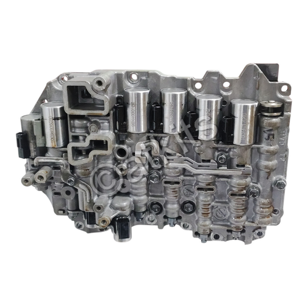 VALVE BODY 09G VW 2003-UP NO PRESSURE SWITCHES / FITS INTERNAL OIL COOLER. USED / SOLD AS IS / NO WARRANTY. (6 HOLES)