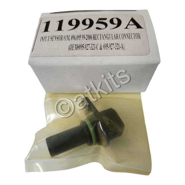 SENSOR / INPUT SPEED / VW 01M / 096 / 095 99-2006 RECTANGULAR CONNECTOR (AFTERMARKET) (OEM# 095-927-321-C / 095-927-321-A)