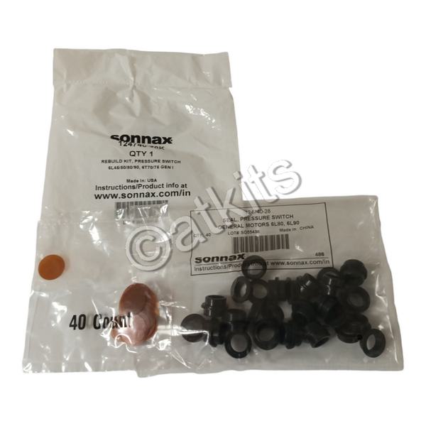 PRESSURE SWITCH KIT REBUILD KIT / 6L45E / 6L50E / 6L80E / 6L90E 6T70 / 6T75E (GEN 1) (40 SEALS / 40 DISCS) (REPLACES 124740-30K)