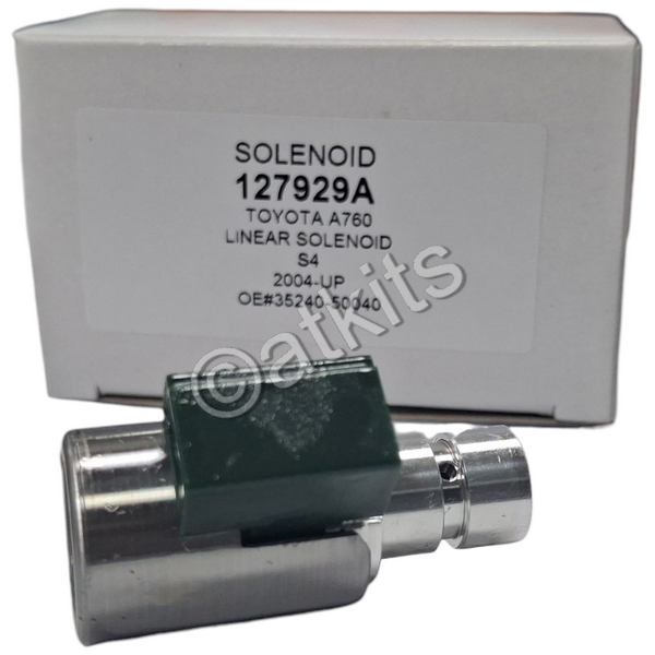 SOLENOID / TOYOTA A760 / A960 / AB60E. LINEAR S4 (GREEN CONNECTOR) (OEM# 35240-50040) (AFTERMARKET)