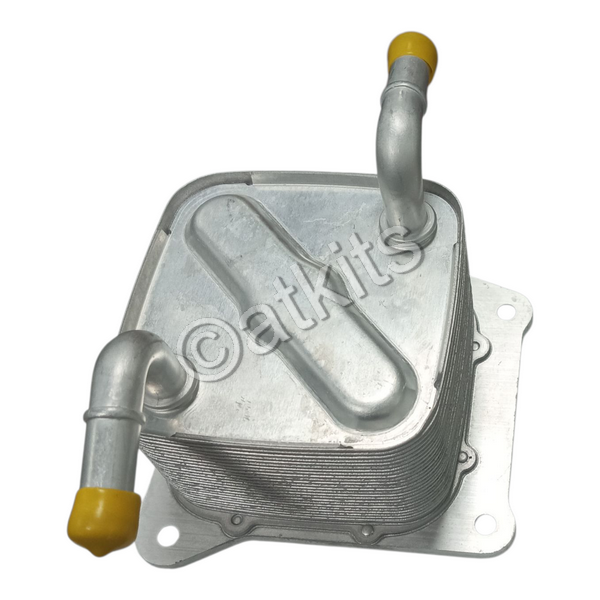Oil Cooler /  Nissan Jf015 /  Sentra 1.8l 2013-2017 (square Cooler /  2 Hoses On Top /  4 Bolts) (oem# 21606-3jx0b)