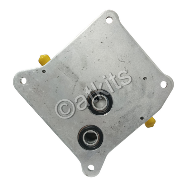 Oil Cooler /  Nissan Jf015 /  Sentra 1.8l 2013-2017 (square Cooler /  2 Hoses On Top /  4 Bolts) (oem# 21606-3jx0b)