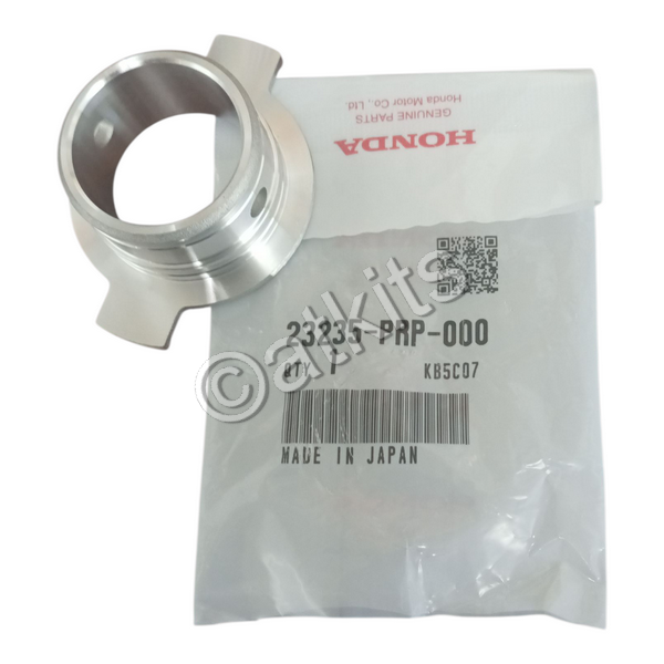 BUSHING / OIL GUIDE / HONDA MRMA / MZHA / BZHA / MZKA / MCTA (21.91 MM HEIGHT 28.89 MM ID) ( 2 HOLES / 2 SEALING RINGS / 2 LUGS) (IND# D30062B)BELLHOUSING UNDER #238 BEARING / ALUM / 2 O RINGS / 2002-2011.