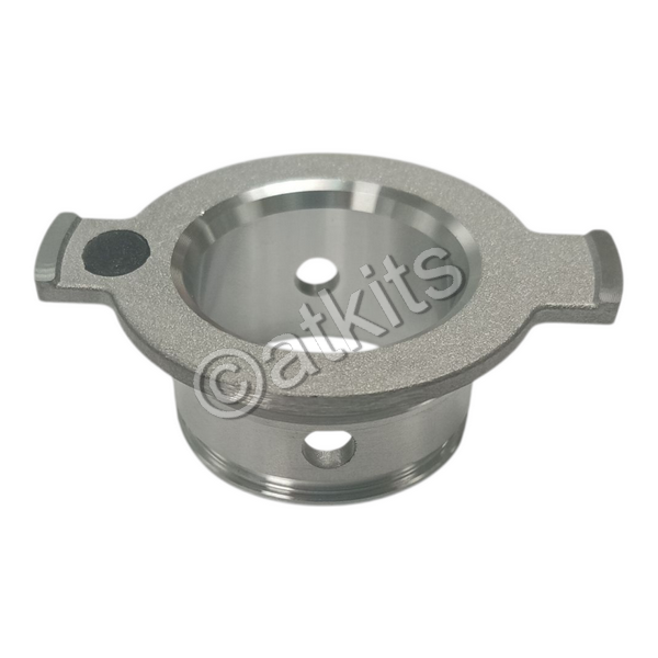 Bushing /  Oil Guide /  Honda MRMA / MZHA / BZHA / MZKA / MCTA (21.91 Mm Height 28.89 Mm Id) ( 2 Holes /  2 Sealing Rings /  2 Lugs) (ind# D30062b)bellhousing Under #238 Bearing /  Alum /  2 O Rings /  2002-2011.