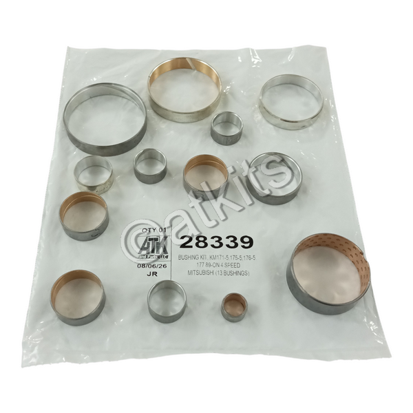 BUSHING KIT / KM171-5 / 175-5 / 176-5 / 177 89-ON 4 SPEED MITSUBISHI (13 BUSHINGS)