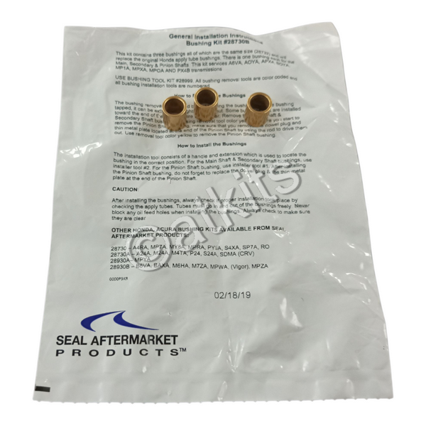 BUSHING KIT / HONDA PX4B / MPXA / APXA / APX4 / AOYA / MPOA / BOYA / A6VA (03 BUSHINGS)