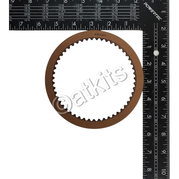 FR PLATE AW60-40 FORWARD-GROOVED / NO WAVED 4TH