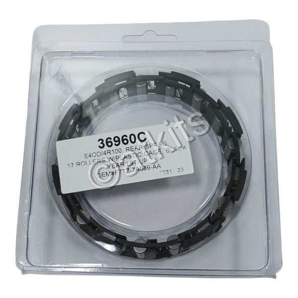 SPRAG / FORD / E4OD / 17 ROLLERS BLACK PLASTIC CAGE / L97-UP (IND: 36960C) (OEM# F7TZ-7A089-AA)