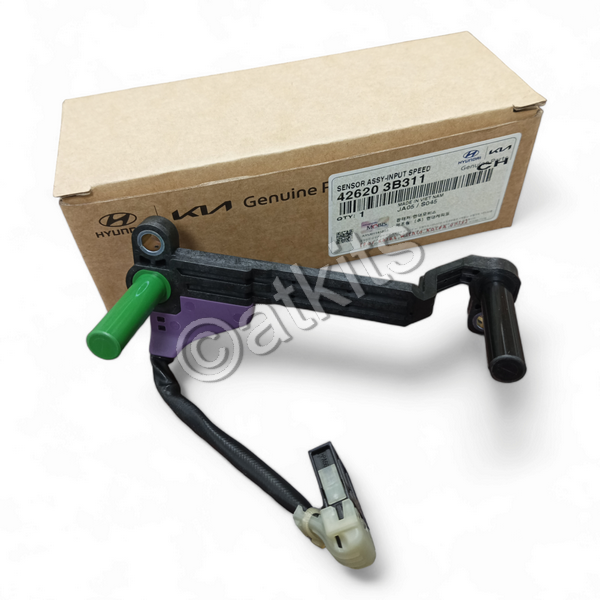 SENSOR / SPEED A6LF1 (OEM) (BLACK/GREEN) (REPLACES 42620-3B310)