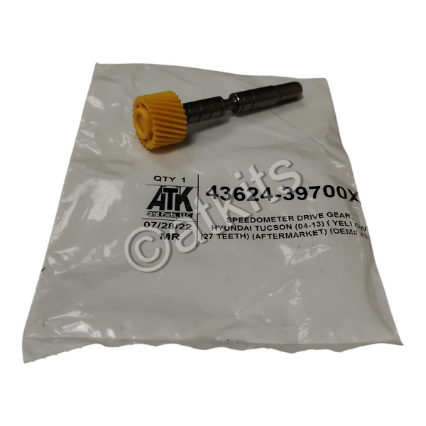 SPEEDOMETER DRIVE GEAR / HYUNDAI TUCSON (04-13) ( YELLOW) (27 TEETH) (AFTERMARKET) (OEM# 43624-39700)