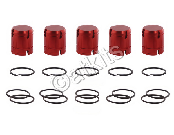 Accumulator Piston Kit /  Chrysler 40TE /  40tes /  41ae /  41TE /  41TES /  42LE /  42RLE /  45RFE /  545rfe /  62TE /  65rfe /  66rfe /  68RFE (includes 05 Pistons And Seals) (6061 Billet Aluminum)