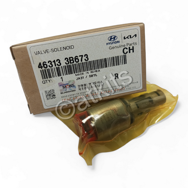 SOLENOID / HYUNDAI/KIA A6GF1 / A6MF1 W/STEEL PAN / A6LF1 (TCC) (RED CONNECTOR) (09-13) (OEM# 46313-3B673)