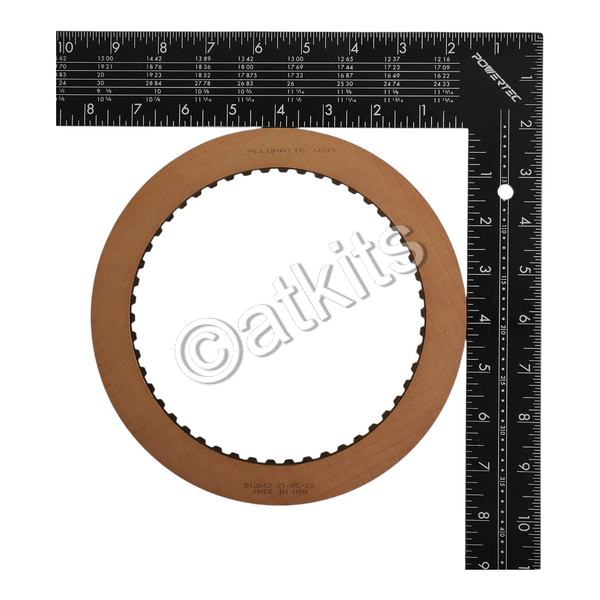 FR PLATE / FORD E4OD / INTERMIDIATE (IND# 36105) (OEM# E9TP-7F219-AA / E9TP-7F219-CA / E9TZ-7B164-B) (TAN - 50T- OD:7.793"- 2MP)