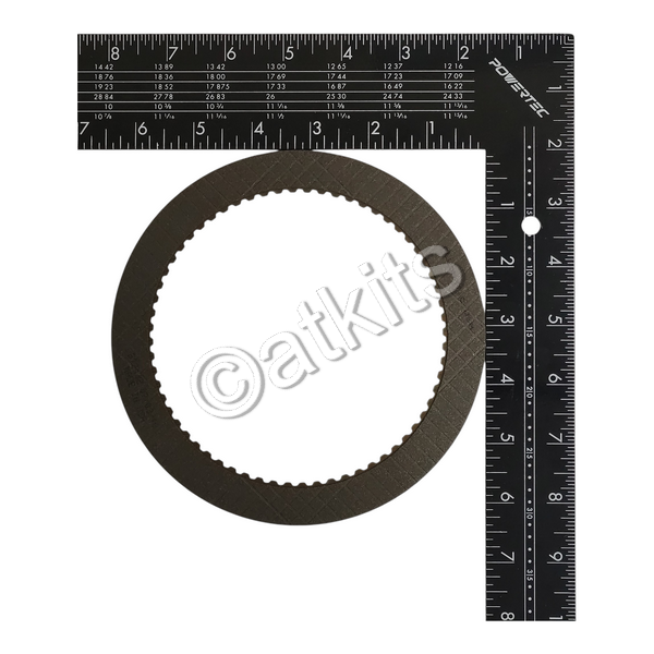 FR PLATE / FORD C6 DIRECT BLACK (66-96)