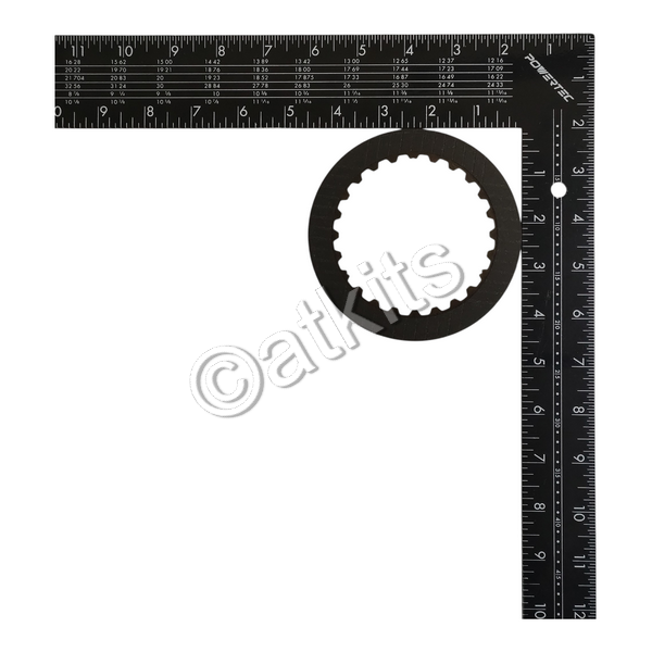 FR PLATE / MERCEDES 722.6 / K3 97-UP (SINGLE SIDED - ID SPLINE) (OEM# 220-272-0325) (H.E.BLK- 24T- OD:4.490")