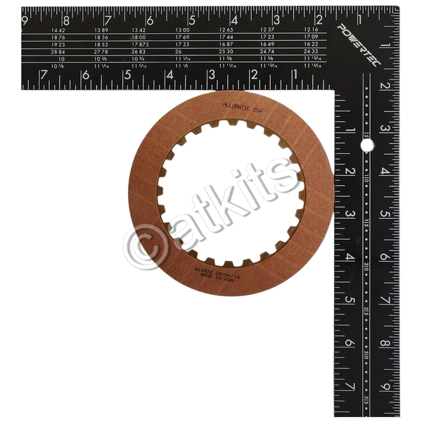 FR PLATE / MERCEDES 722.3 (W4A040) / K2 CLUTCH (IND# 68106 / A68106) (OEM# 126-272-0725) (TAN- 24T- OD:4.845"- 2MP)