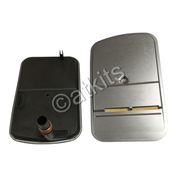 FILTER / 5L40E/5L50E CADILLAC / BMW 318 W/O PLASTIC SHROUD AROUND THE INTAKE ON THE BOTTOM (W/O OUTLET SPACER TUBE / SHALLOW PAN) 02-UP (OEM# 24111-423-604 / 24117-533-699 / 24117-510-010 / 24117-557-071 / 2-4722000 / 96041844)