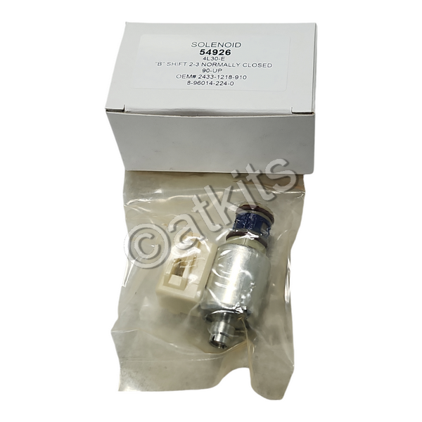 SOLENOID 4L30E "B" 2-3 SHIFT 90-UP. (OEM# 2433-1218-910 / 8-96014-224-0)