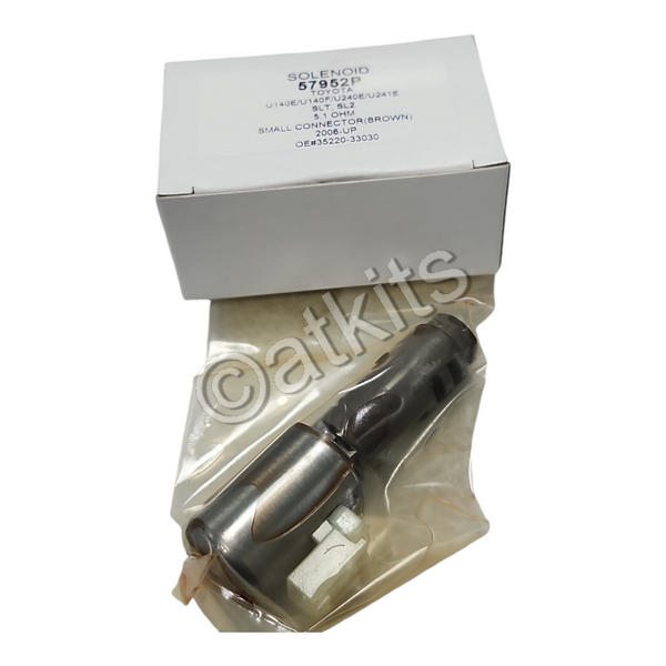 SOLENOID / TOYOTA U140E/U140F/U240E/U241E / SLT BROWN (OEM# 35220-33030)