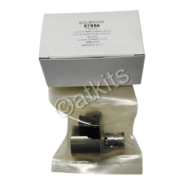 SOLENOID / TOYOTA U140E / U240E / SS3 / S4 SHIFT3 BLACK CONNECTOR (OEM# 35230-21010)