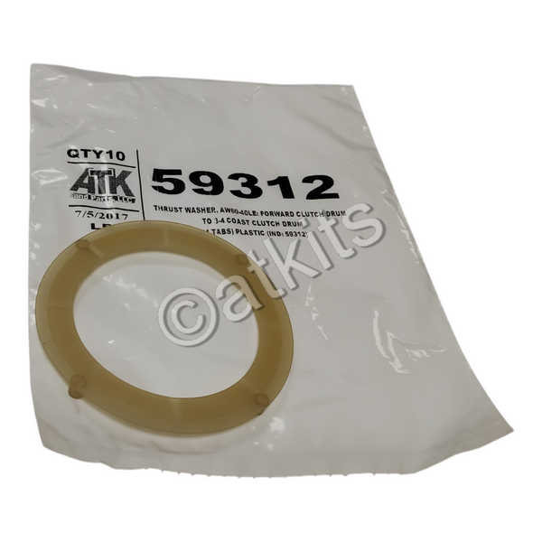 THRUST WASHER / AW60-40LE: FORWARD CLUTCH DRUM TO 3-4 COAST CLUTCH DRUM (4 TABS) PLASTIC (IND: 59312)
