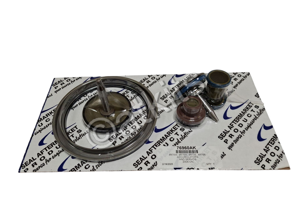 PISTON KIT / ACCUMULATORS AND SERVOS 4R70E/W / 4R75E/W (04-ON) (INTERMEDIATE PISTON / 3 GROOVE SERVO / SERVO W/SPRING / 2 COVERS / 2 ACCUMULATORS)