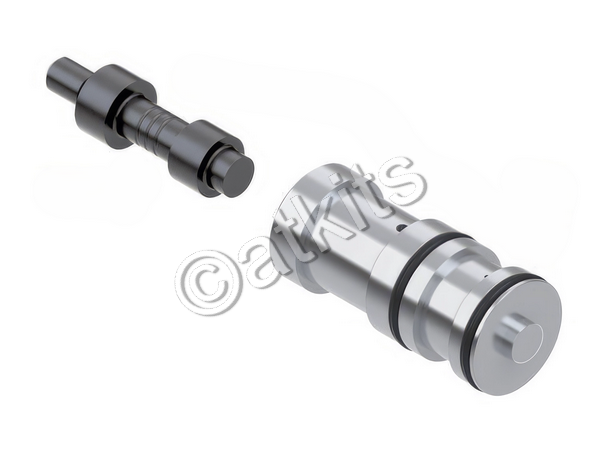 VALVE ASSEMBLY / BOOST W/ORINGS / GM 4L60E / 4L65E / 4L70E / LATE STYLE / 1.809" LENGTH (SHORT) SLEEVE / 0.421" (VALVE: 3 GROOVES / SLEEVE: NO GROOVE)