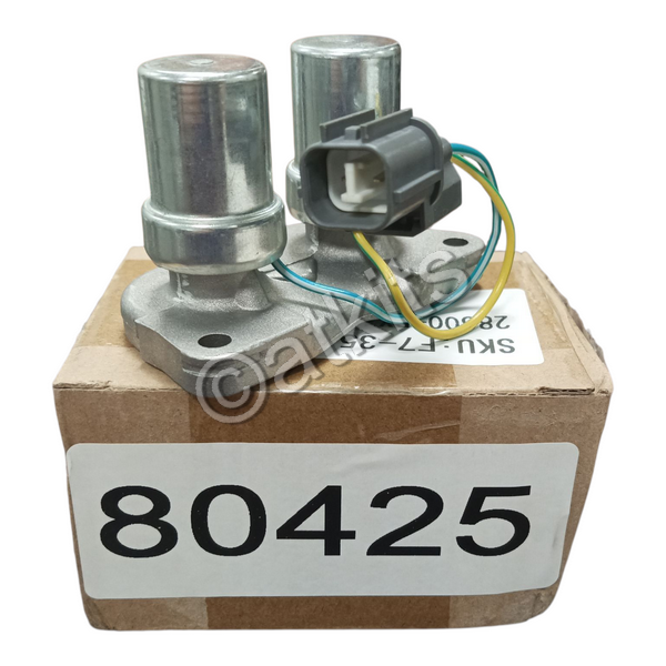 SOLENOID / HONDA DUAL (TWO SPADE / GREY CONNECTOR) (DD RUBBER SEAL) (OEM# 28300-PX4-014)