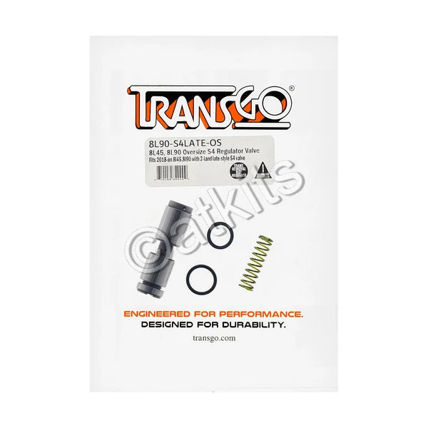 VALVE / OVERSIZSE LATE S4 REGULATOR VALVE / GM 8L45 / 8L90 LATE 2-LAND S4 VALVE (2018-ON)