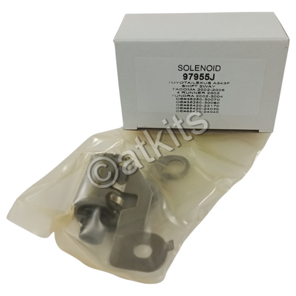 SOLENOID / TOYOTA A343F / SHIFT 2WAY TACOMA 2002-2008 / 4 RUNNER 2002 TUNDRA 2002-2004 (OEM# 35250-30070 / 35250-30060 / 85420-22170 / 85420-24030 / 85420-24040) (AFTERMARKET)