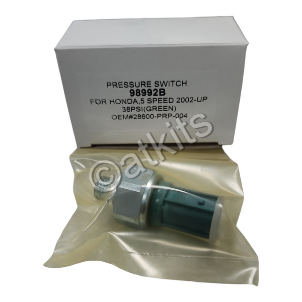 PRESSURE SWITCH HONDA SOLENOID / 5 SP / 40 PSI GREEN / HONDA ACCORD / ELEMENT / CR-V 03-07 (OEM# 28600-PRP-004 / 28600-PCJ-004)