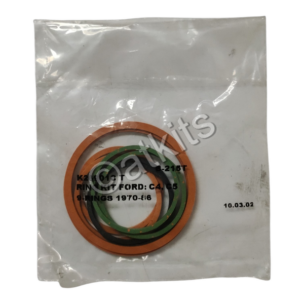 RING KIT / FORD: C4 / C5 / 9-RINGS / 1977-86 / TEFLON (IND: K26901C T)