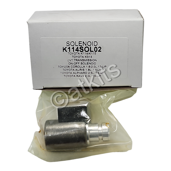 SOLENOID / TOYOTA K114 / K115 / K313 ON-OFF / CVT (AFTERMARKET) ) (BENT BRACKET)