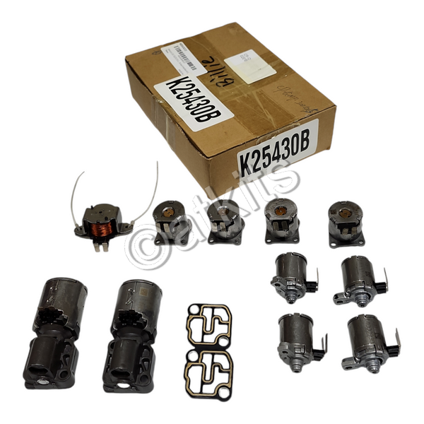 SOLENOID SET / VW DQ250 DSG 02E (11 SOLENOIDS) (USED)