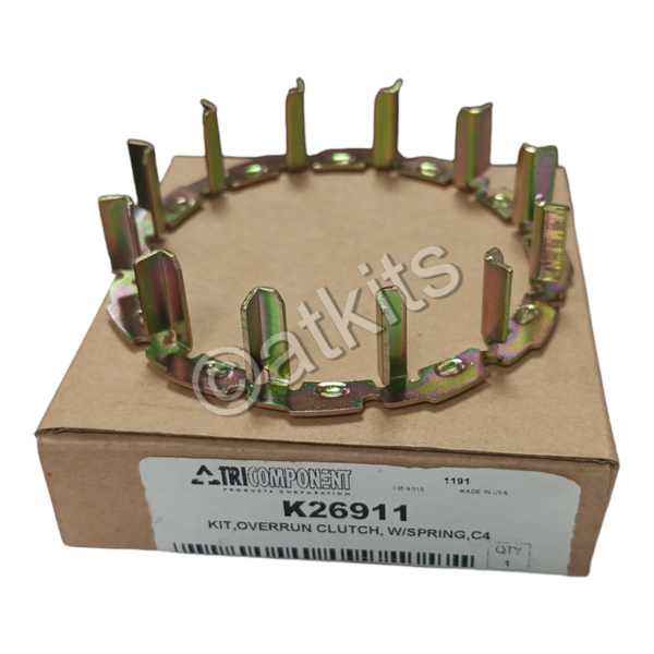 Sprag /  C4/C5 3 Speed - Rwd Retainer /  Overrun W/12 Springs & 12 Rollers /  64-86 (ind: K26911)