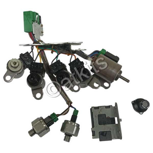 Solenoid Kit /  Nissan JF011E (04 Pcs)  /  Step Motor /  Harness /  Chip And Pressure Sensors (used)