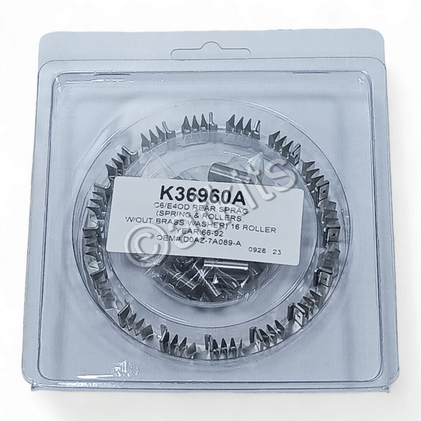 SPRAG C6 / E4OD 4R100 KIT / SPRING & ROLLER OVERRUN (LOW) CLUTCH WITHOUT BRASS WASHER