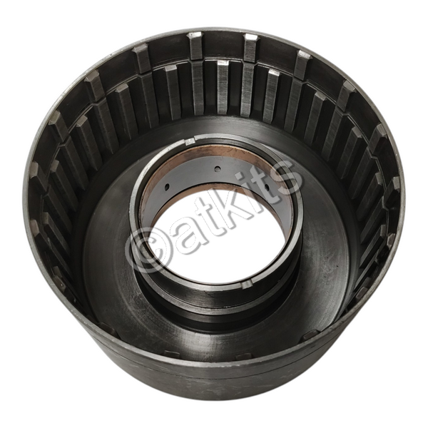 Drum /  4T65E 2nd Clutch (2nd Design) W/square Lugs For Reverse Shell 98-up (no Oil Groove Between Rings)