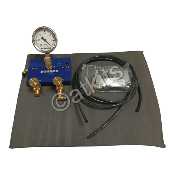 TOOL / VACUUM TEST STAND KIT (INCLUDES: VACUUM TEST STAND / TEST PLATE / VACUUM PLATE SEALING PAD / VACUUM TEST FOAM PAD / PUSH-TO-CONNECT FITTING / ASSORTED TESTING TIPS (6) / TUBING) (VACUUM PUMP NOT INCLUDED)